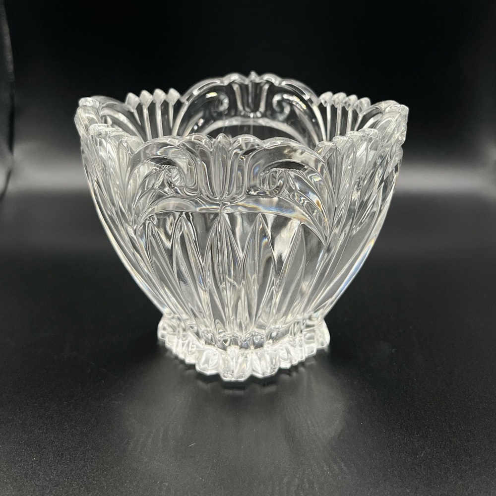 Vintage Oneida Oval Crystal Dish